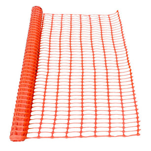 Snow Fence - Orange Safety Fence - 4 feet wide x 100 feet long - 150 lbs Tensile Strength