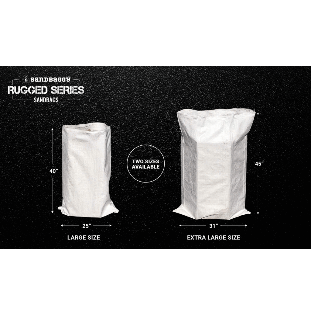 6 Mil Contractor Bags - Heavy Duty 100 lb Capacity - Sandbaggy