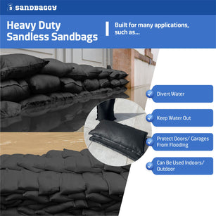 Sandless Sandbags Applications