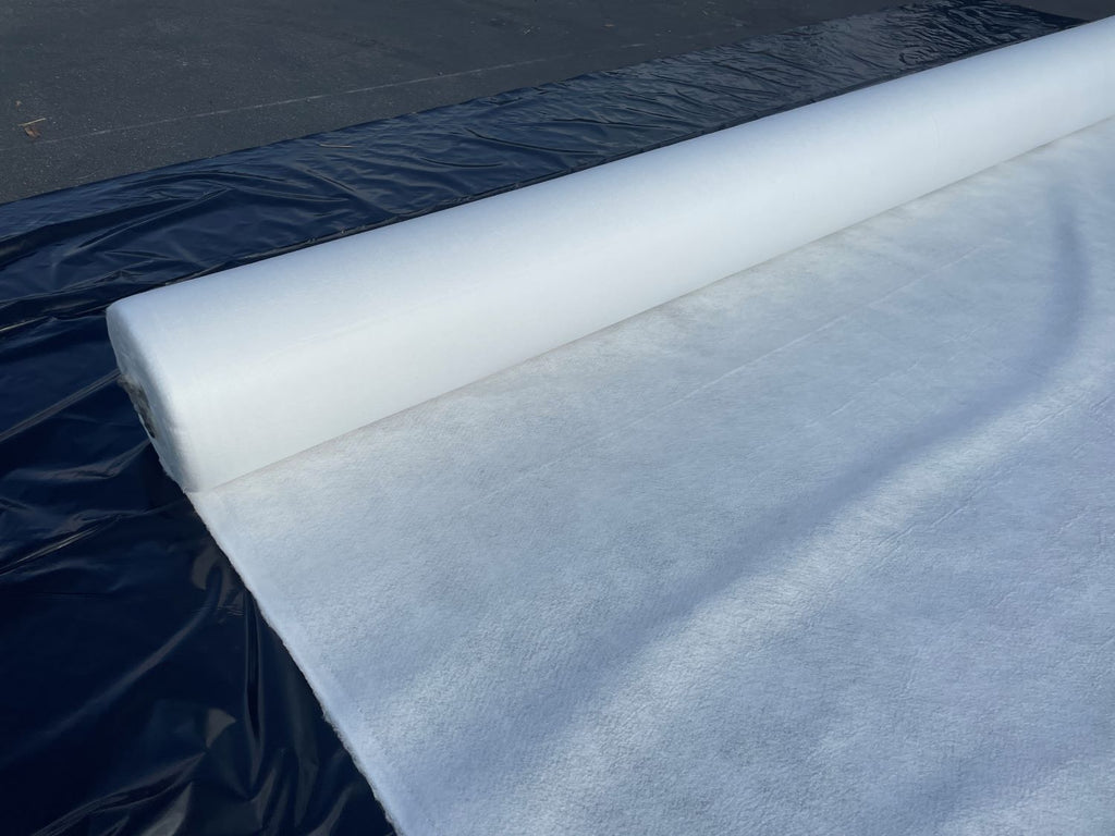 white non woven geotextile landscape fabric 8 oz